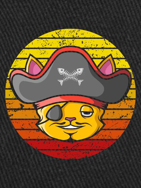 Chat pirate rétro