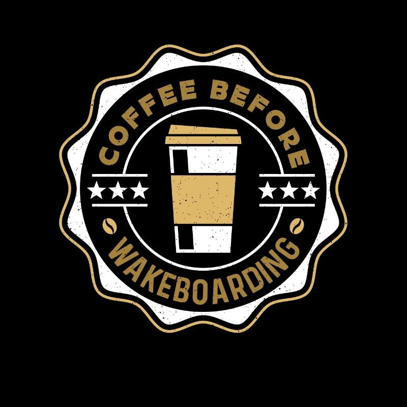 Wakeboarder Coffee avant le wakeboard Coffee Lover