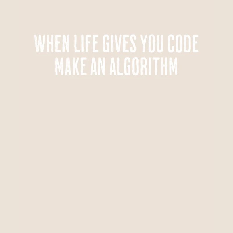 Life's Code, Programmierer-algorithmus - Witziges
