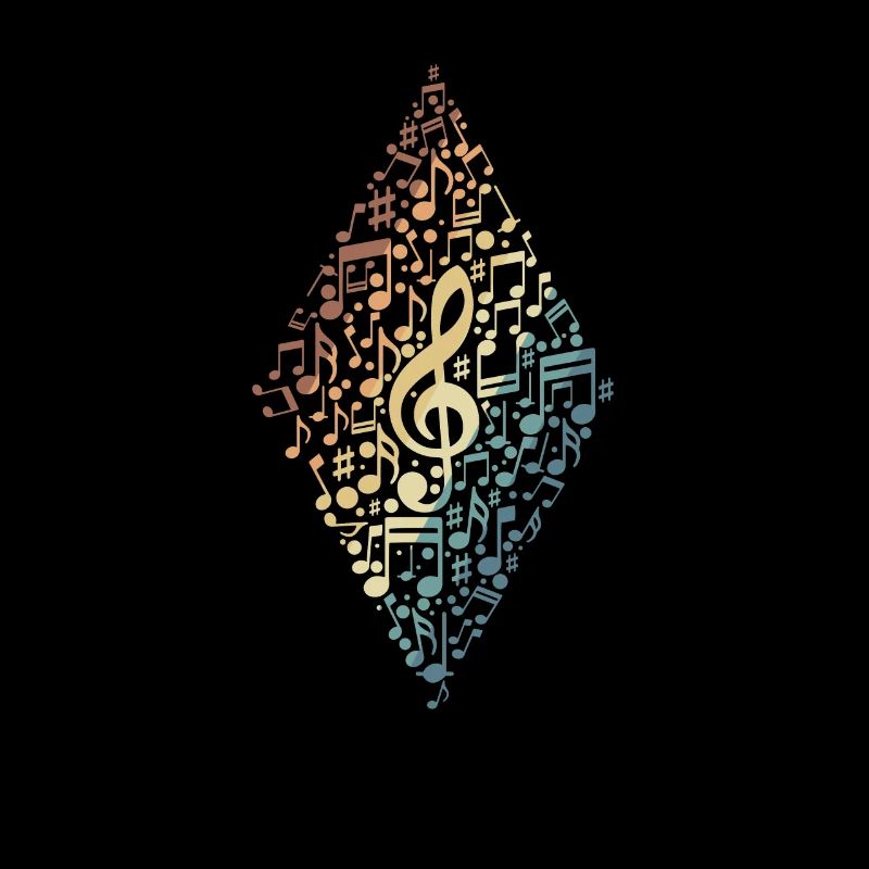 Musique Clé de sol nuage de tonalité de partition
