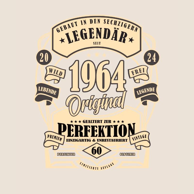 60. Geburtstag, Geschenk, Legende, Original, 1964