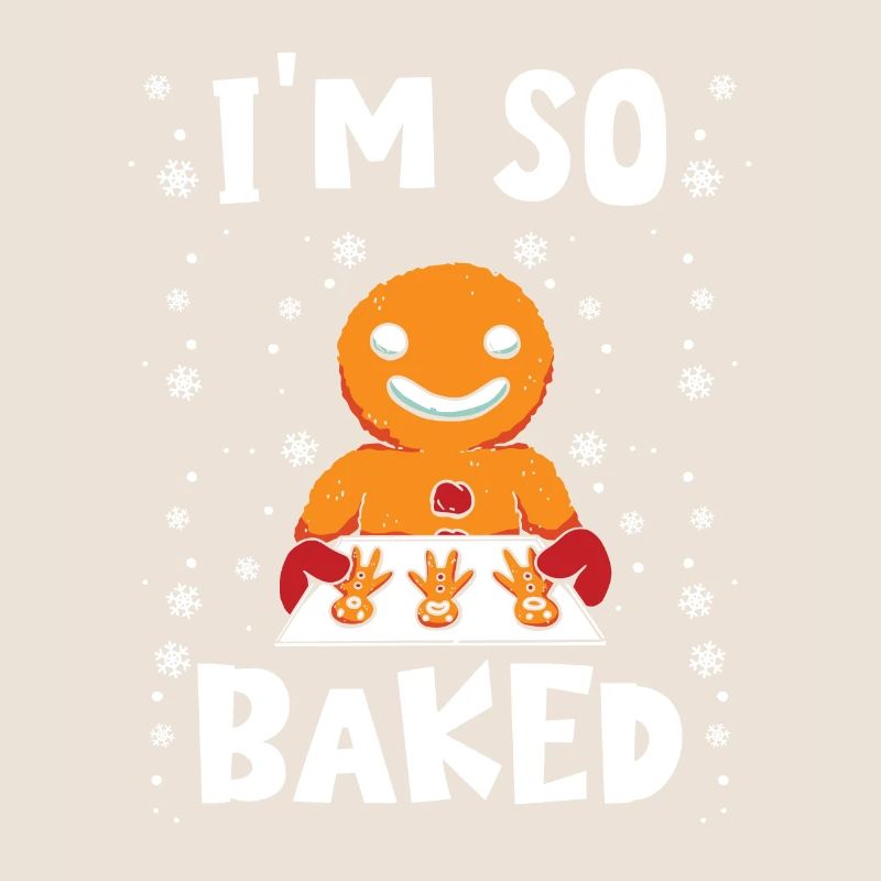 Gingerbread Man I'm so Baked Gingerbread Pastry