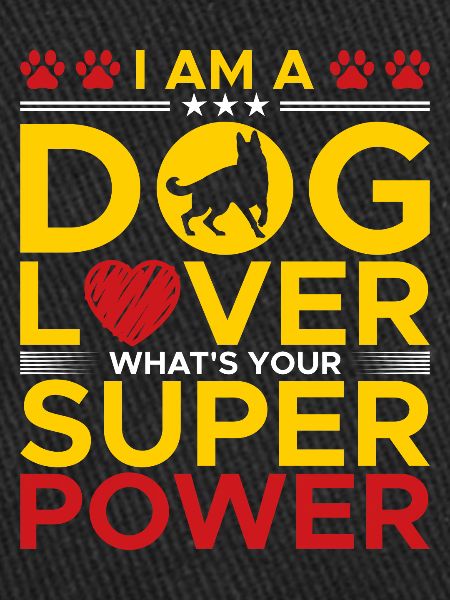 I'm a dog lover