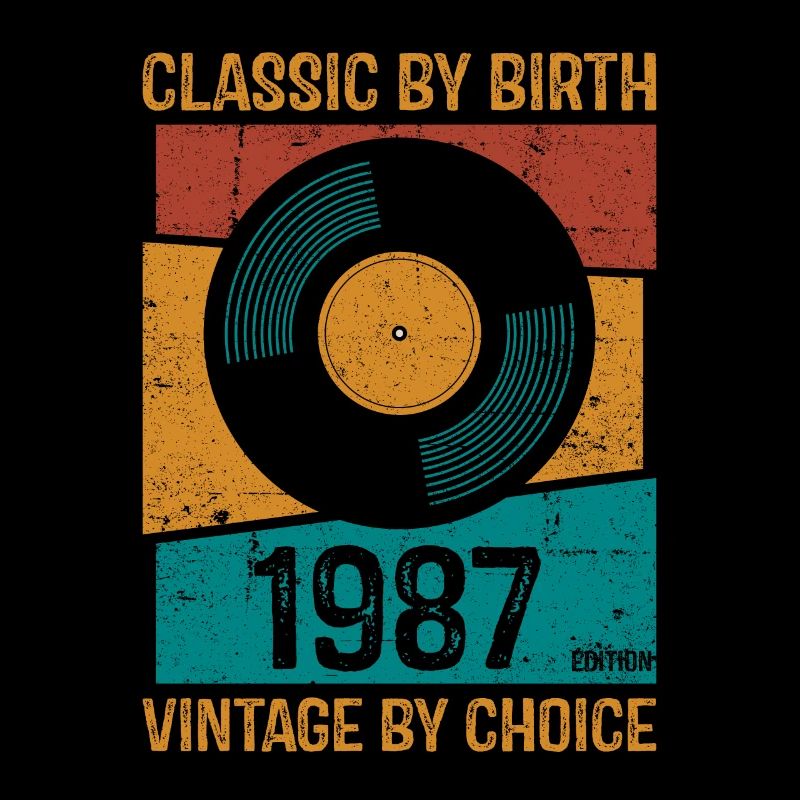 1987 Vintage vinyle classique année de naissanceexplorer vint