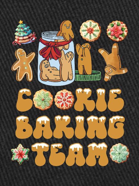 Cookie Baking Team Christmas