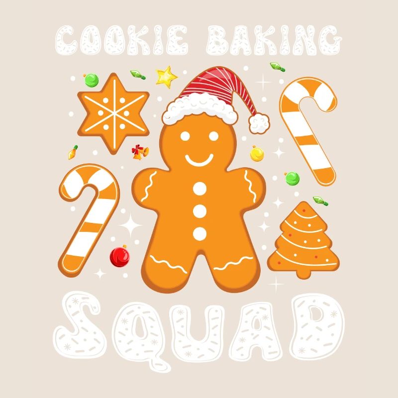 Biscuits au pain d’épice Cookie Baking Squad Noël