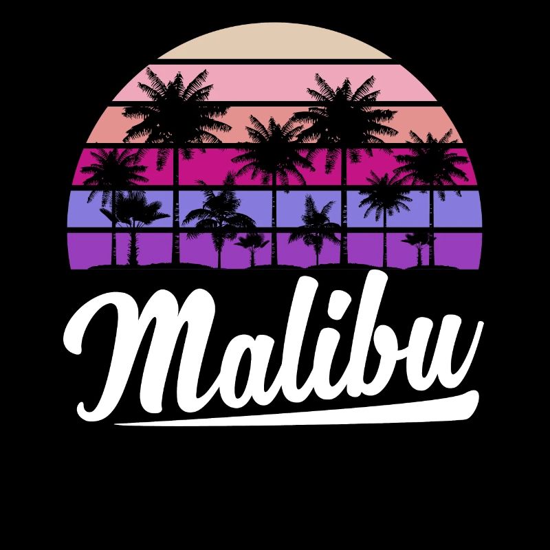 Rétro Malibu coucher de soleil Relax