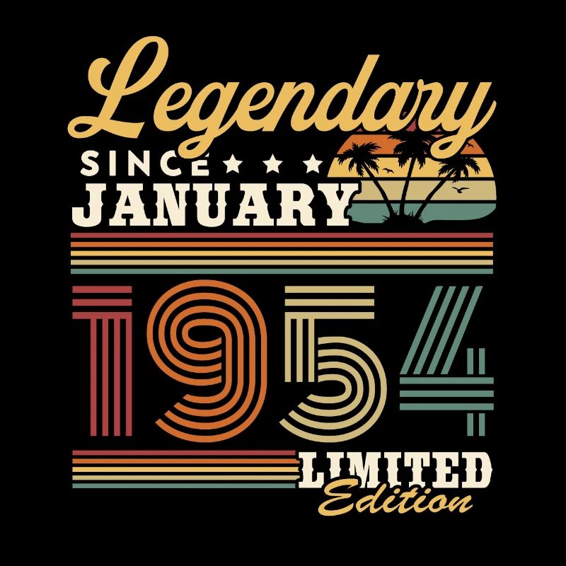 Legendary Since January 1954 Vintage Gift
