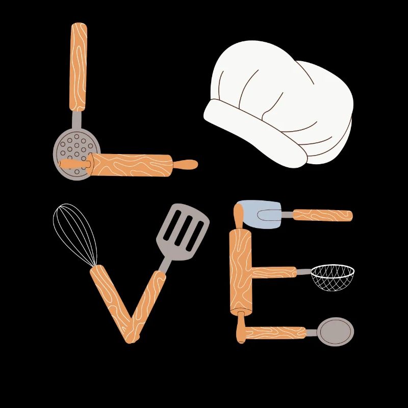 Baking Love LOVE Confectionery Baking Dough Confectioner