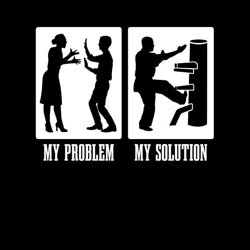 Wing Chun Fighter My Problem My Pictogram Dad Mom