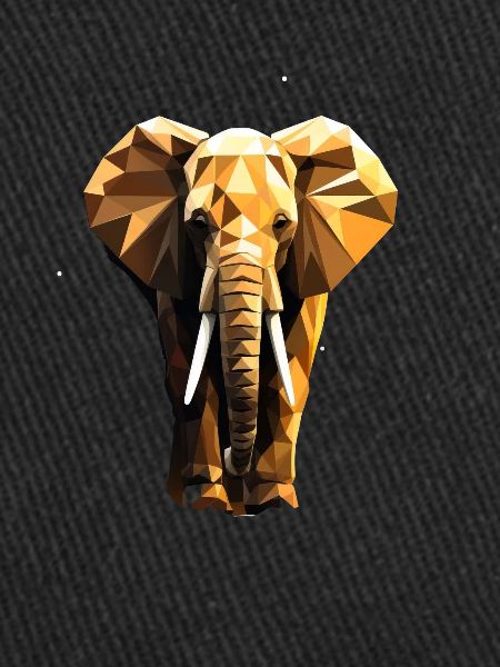 Geometric Style Elephant