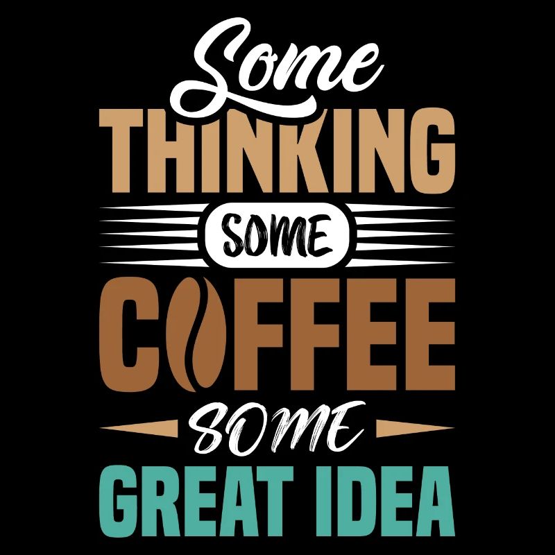 Einige Denken Etwas Kaffee