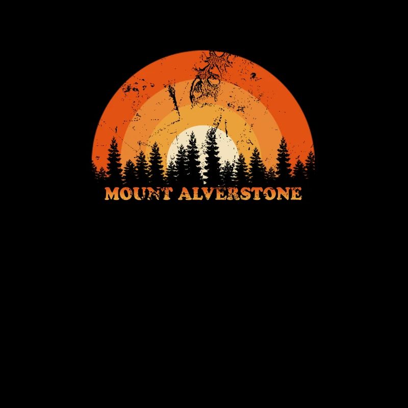 Vintage Mount Alverstone Ventilator Retro Cool Sunset