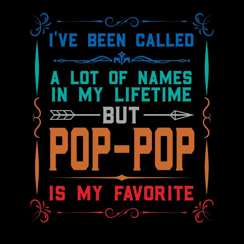 pop-pop Vatertag pop-pop Geschenk