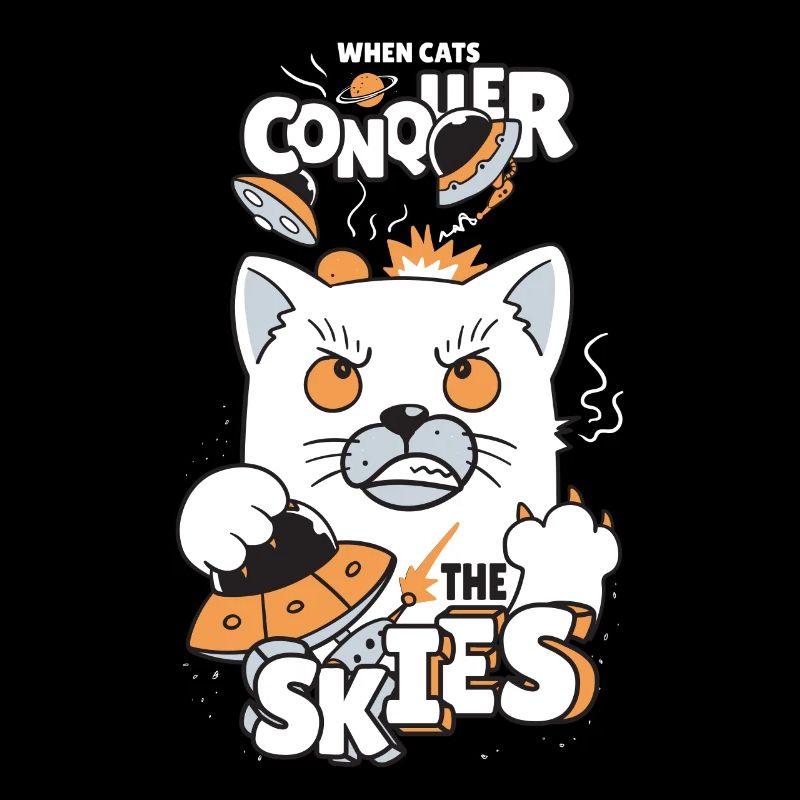 When cats conquer the skies