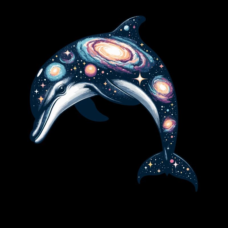 Dolphin Space Galaxy Universe