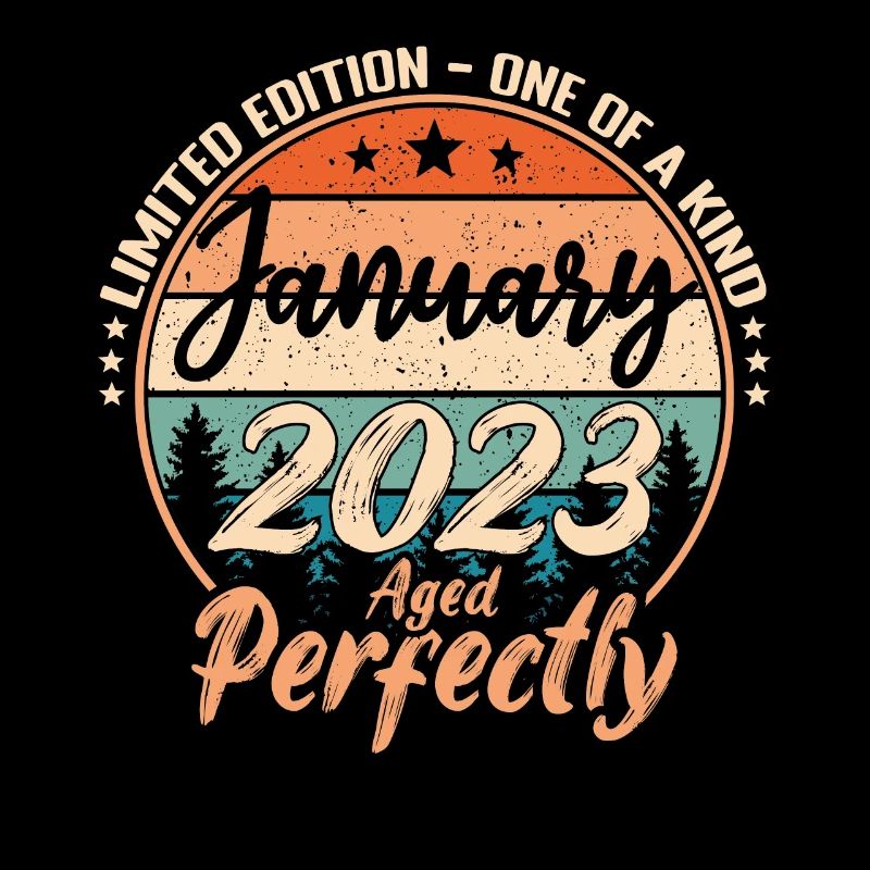 Janvier 2023 anniversaire 2023 légendes Janvier