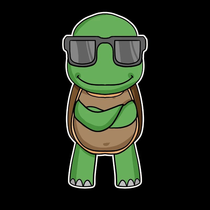 Turtle with glasses