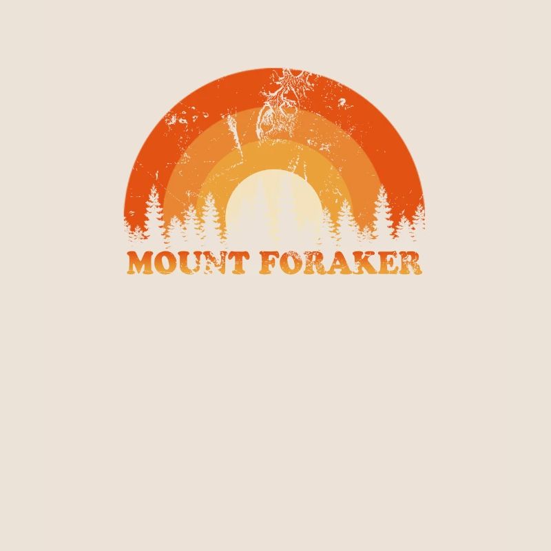 Vintage Mount Foraker Ventilator Retro Cool Sunset