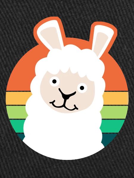 Alpacas Retro Alpaca