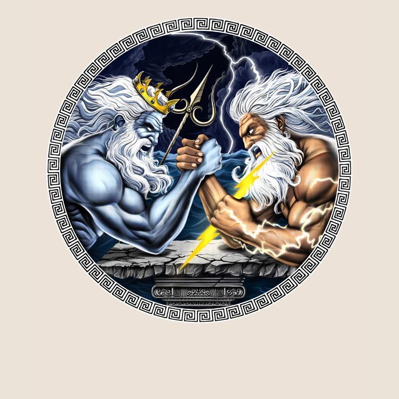 Zeus vs Poséidon Bras de fer