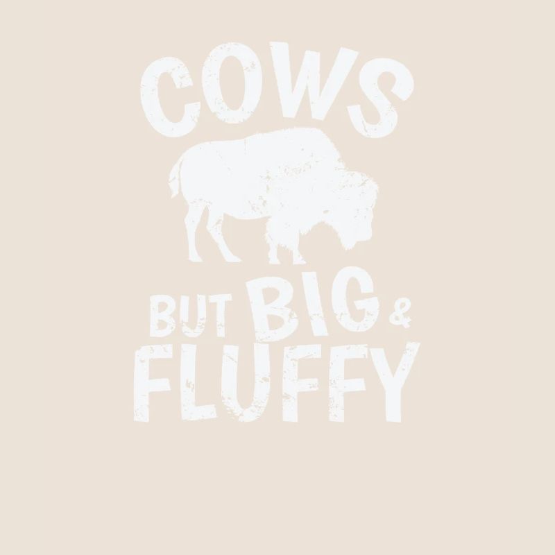 Cows but big & Fluffy Bison Animal