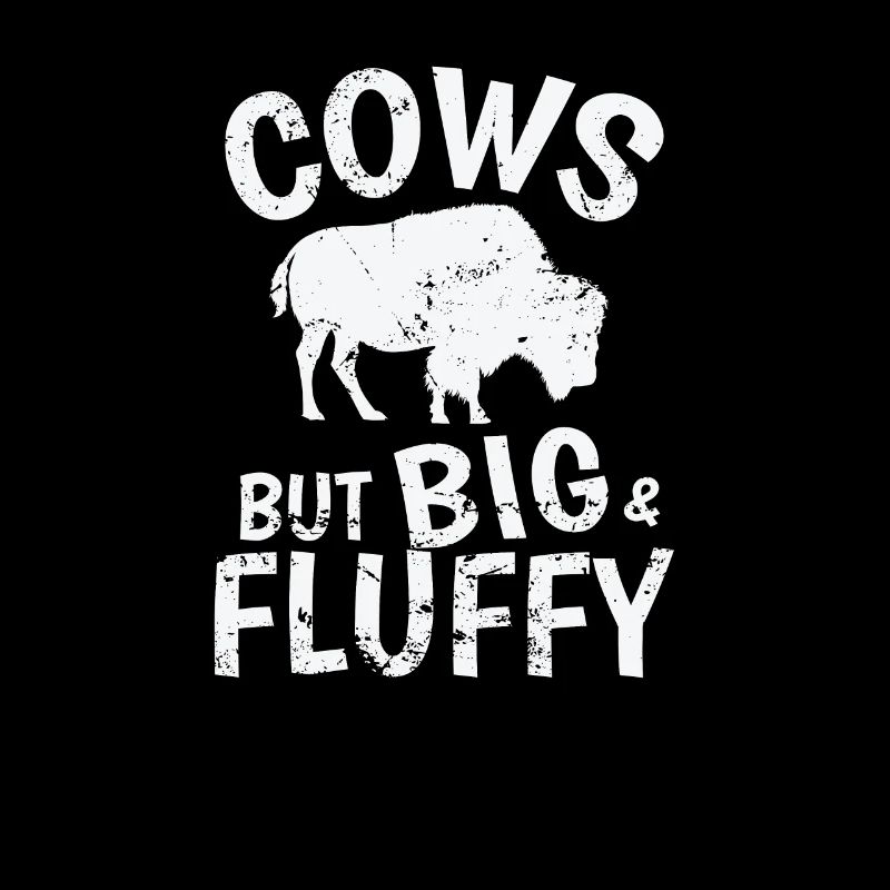 Cows but big & Fluffy Bison Animal
