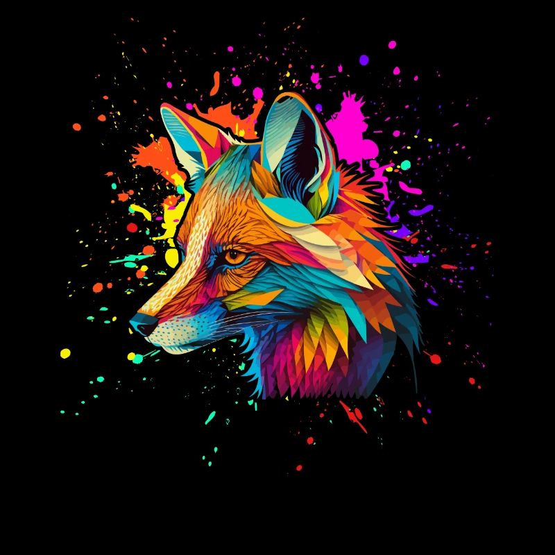 Renard coloré