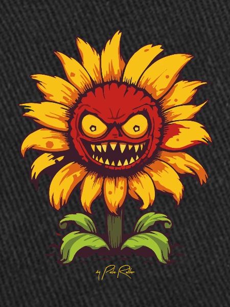 The Evil Crazy Sunflower