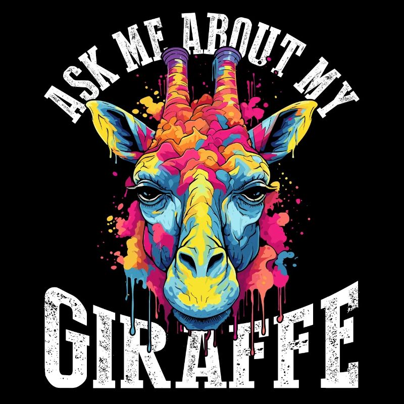 Frage mich nach meiner Giraffe