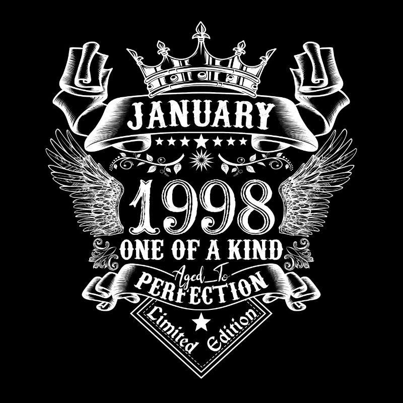 1998 Janvier 1998 anniversaire Janvier 1998