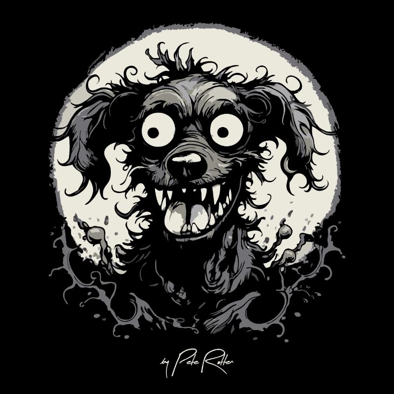 Horror dog from hell