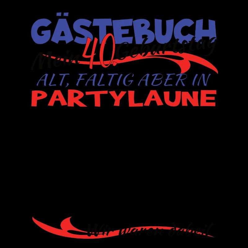 40. Geburtstag Frau & Mann Gästebuch