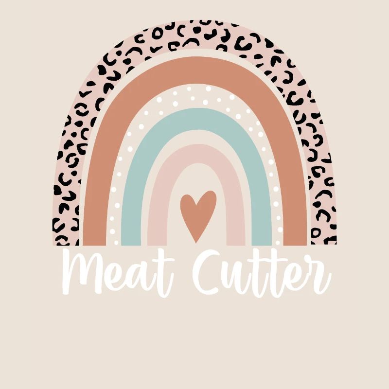 Fleischschneider Regenbogen Leopard Lustiger Fleischschneider