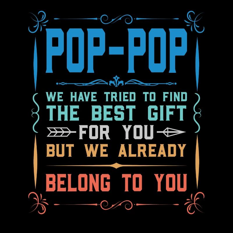 pop-pop Vatertag pop-pop Geschenk