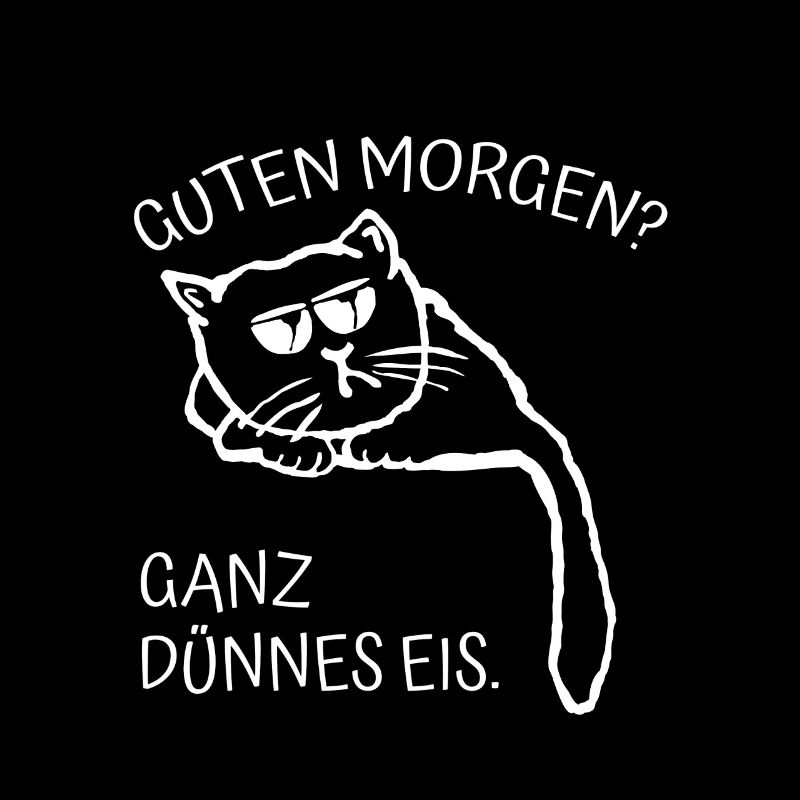 faule Katze Spruch Katzenliebhaber Geschenk Idee