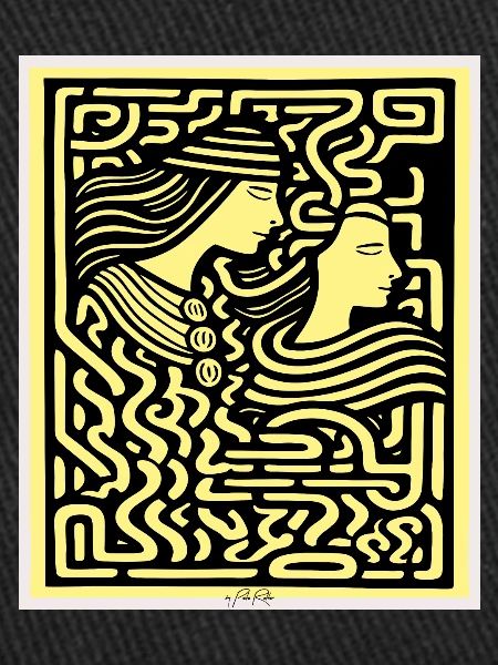 Deux amants dans un labyrinthe
