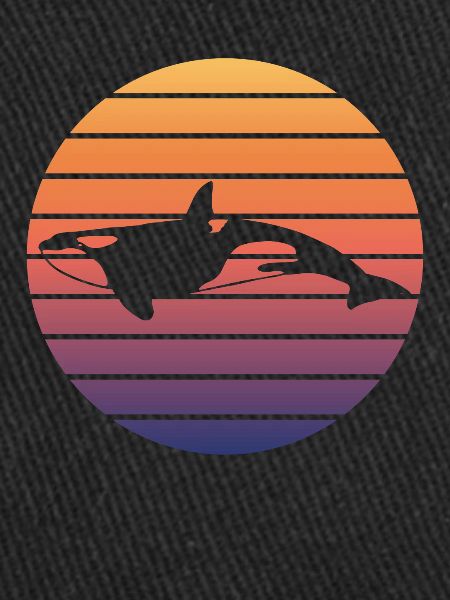 Killer Whale Silhouette Sunset