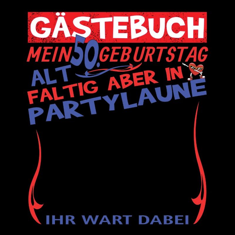 50. Geburtstag Frau & Mann Gästebuch