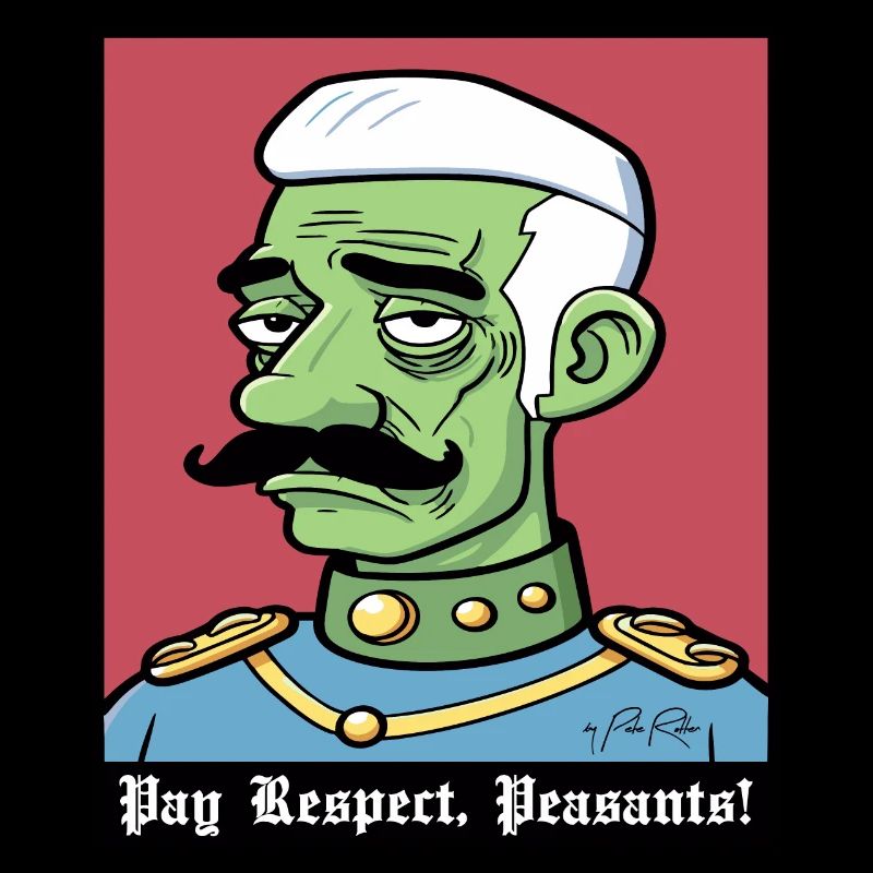 Pay respect, ye peasants - the nobleman