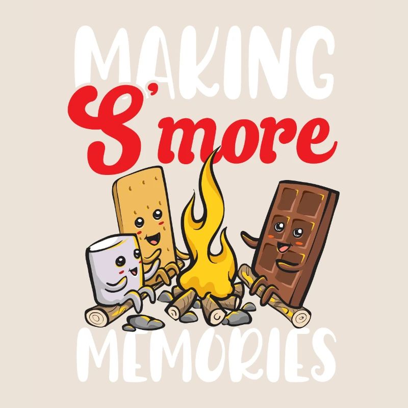 S’more Feu de camp Marshmallow Camping