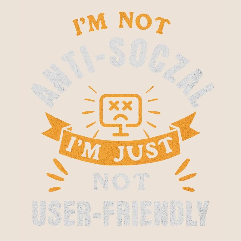 Pas antisocial, juste respectueux du code