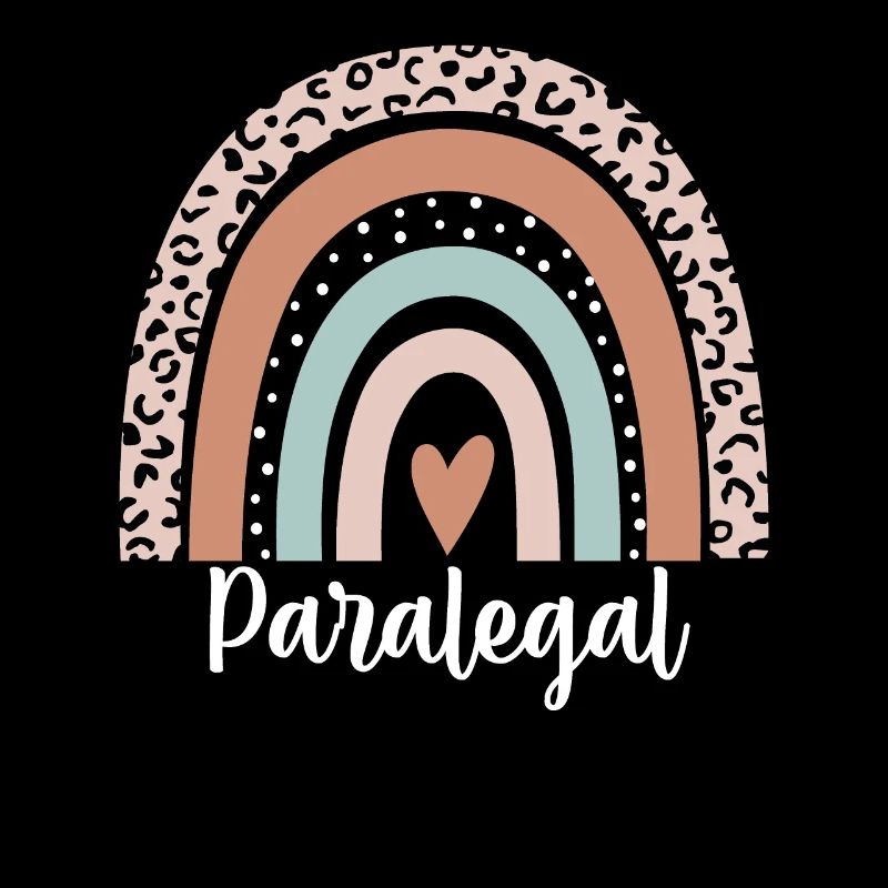 Paralegal Rainbow Leopard Funny Paralegal