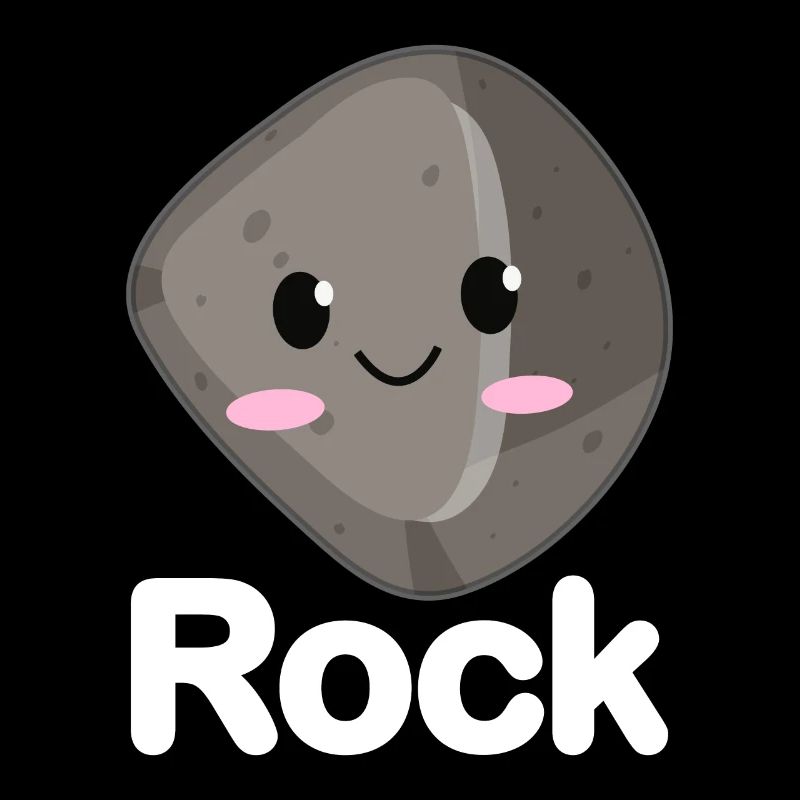Rock Paper Scissors Funny Group Kawaii