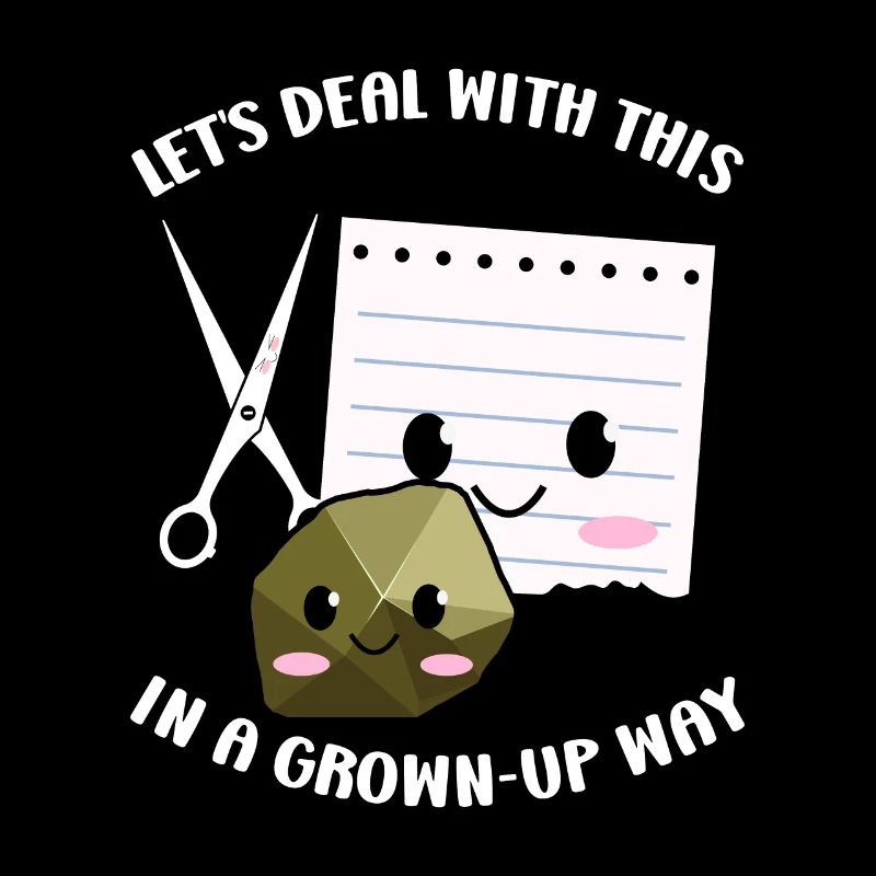 Rock Paper Scissors Funny Group Kawaii