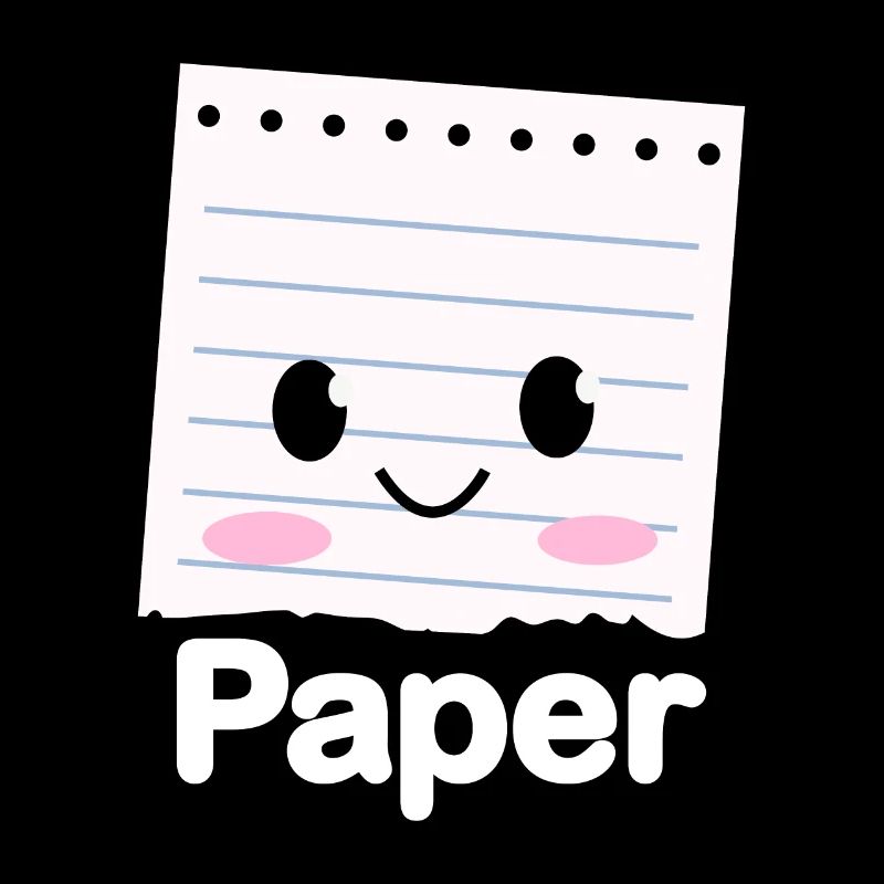 Rock Paper Scissors Funny Group Kawaii