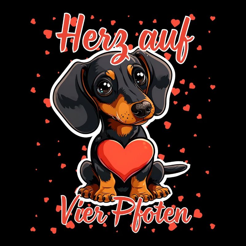 Herz auf vier Pfoten - Lustige Dackel Liebe