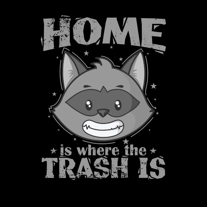 Home is where the Trash is Waschbär