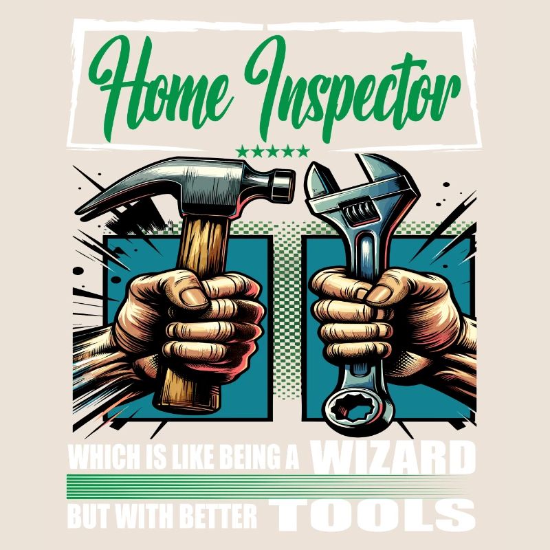 Home inspector Beruf Spruch Arbeiter
