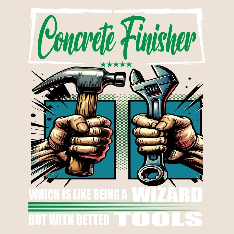 Concrete finisher Profession Saying Worker